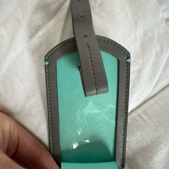2 new in box Tiffany & Co Luggage Tags Full Grain Calf Leather - Picture 10 of 10